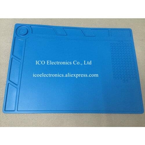 25x35cm Anti-heat Insulation Silicone Pad with Screw Location Mat Electrical BGA Soldering Repair Station Maintenance Platform