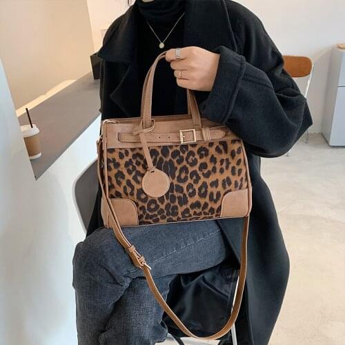 Leopard Tote bag Underarm bag 2021 New High quality PU Womens Designer Handbag Luxury brand Shoulder Messenger Bag