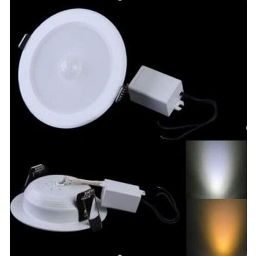 LED Downlight Ceiling 5W 7W 9W PIR Motion Sensor 10/14/18 SMD Step Light Wall Path Lamp 5730 SMD Lighting AC85-265V