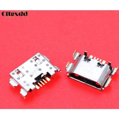 Cltgxdd 10PCS/Lot Micro USB Jack For Xiaomi Redmi 6A 7 / Redmi 6 PRO / Mi Play USB Charge Socket Plug Charging Port Connector