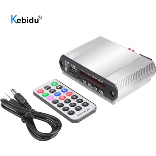 6W/30W Amplifier Bluetooth MP3 Decoder Board Module USB TF FM Radio Module Wireless MP3 Player Recorder For Car Kit Speaker