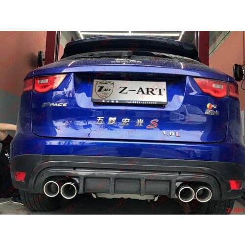 2015-2018 Z-ART for F-PACE carbon fiber rear diffuser carbon fiber rear lip for F-Pace