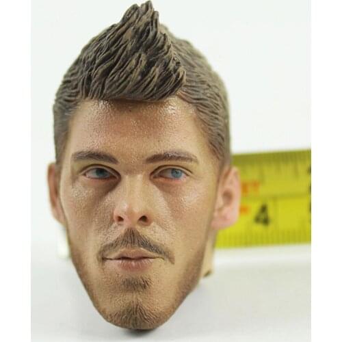 1/6 Scale Soldier accessories De Gea male head sculpture model fit 12 inch action figure body