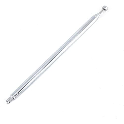 1pc 7 Section Replacement TV Radio DAB AM/FM Universal Telescopic Aerial Antenna