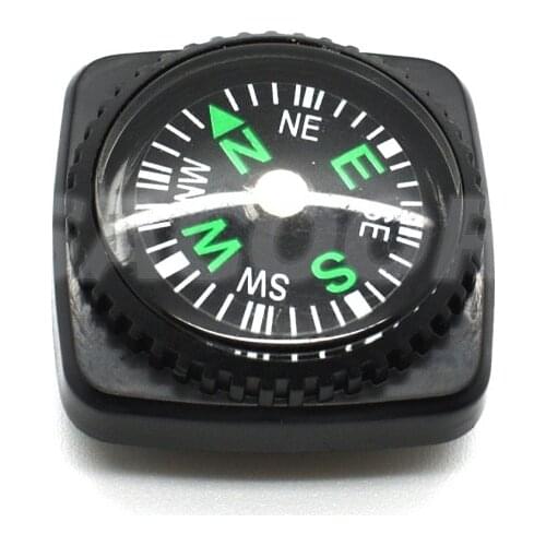 100pcs/pack Mini Compass for Paracord Bracelet Outdoor Camping Hiking Travel Emergency Survival Tool