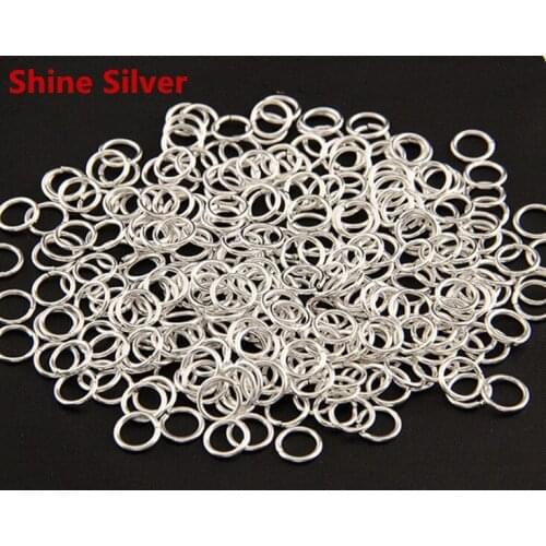 400pcs 5 Colors 6mmx0.9mm Open Jump Ring Fastener Clasp Ends Connector Charm/Finding,DIY Accessory Jewelry Making