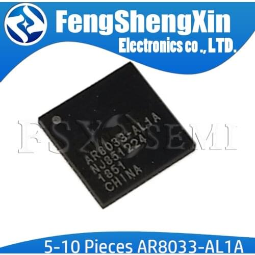5-10PCS AR8033 AR8033-AL1A QFN48 Ethernet chip
