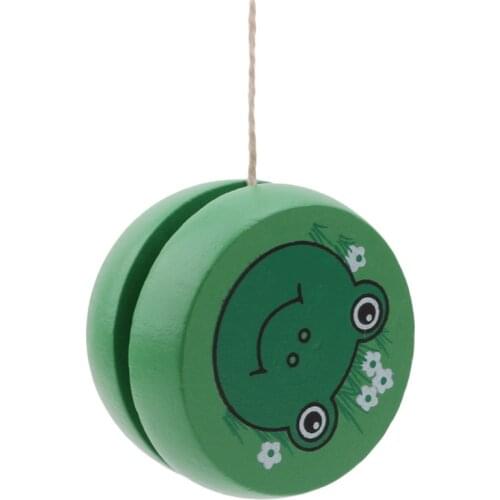 5cm Wooden Yo Yo Personality Creative Building Personality Sport Hobbies Classic Yoyo Toys For Children Christmas