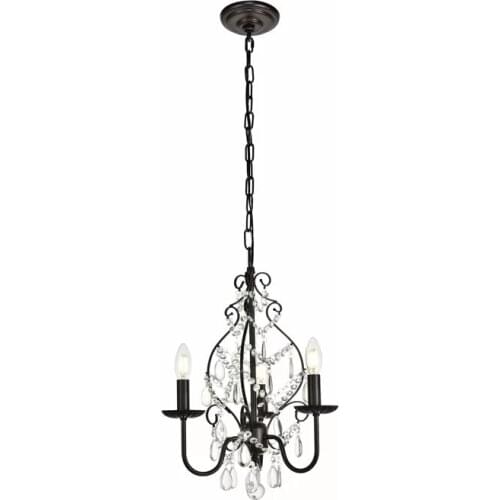 American retro crystal lamp luxury home living room bedroom warm creative dining room luxury chandelier