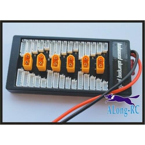FREE SHIPPING Balance Charge Adapter RC MODEL Board Parallel Charging Plate / Up to 6 packs 2-6s Lipo Lion Battery ,iMAX B6 B6AC