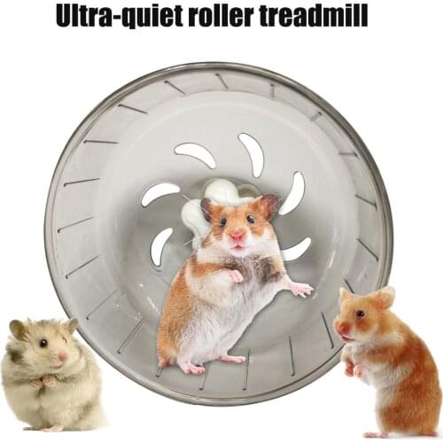 13cm Small Pets Mute Pig Hamster Wheel Silent Roller Running Sports Round Wheel Hamster Cage Accessories Exercise Wheel For Pet