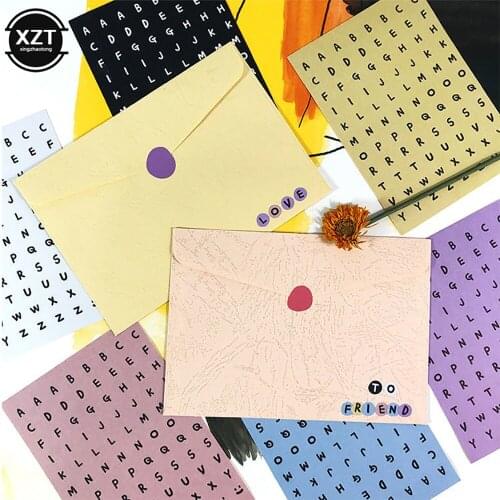 Letters Keyboard Stickers Frosted PVC for Notebook Computer Desktop Keyboard Keypad Laptop stickers Keyboard stickers Laptop ski