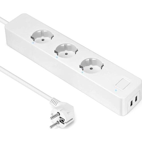 Voice control wifi smart socket European standard socket remote control smart home