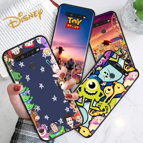 Toy Story Cute for LG G8 G8S G8X V30 V35 V40 V50 V60 ThinQ Q60 K40 K50 K30 K41 K51 K61 K71 K22 Black Phone Case