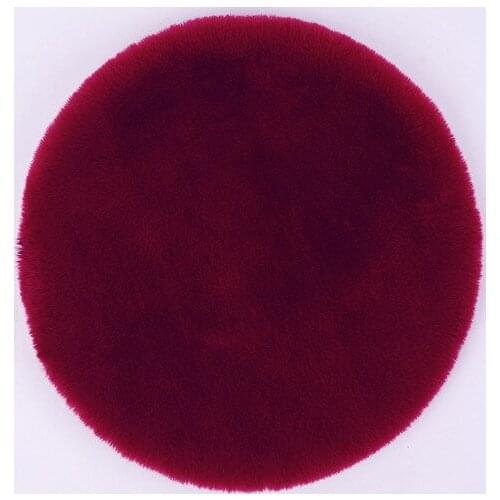 Short Plush Solid Color Seat Cushion Anti-slip Butt Pads Soft Warm Sleeping Sofa WashableTatami Mattress for Office Living Room