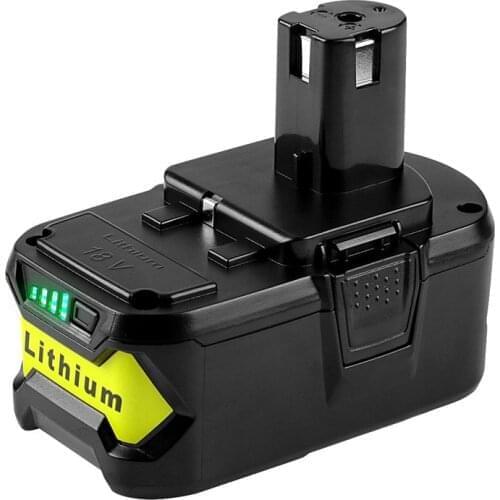 6.0Ah 18V 6000mAh Li-Ion Battery Power Tool Battery For Ryobi P108 RB18L40 Rechargeable Battery Pack Power Tool Cell Ryobi ONE