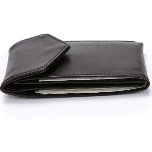 Fashion RFID Protection Men Mini Leather Wallet With Coin Pocket Slim Credit Card Holder Man Card Case Small Purse For Women