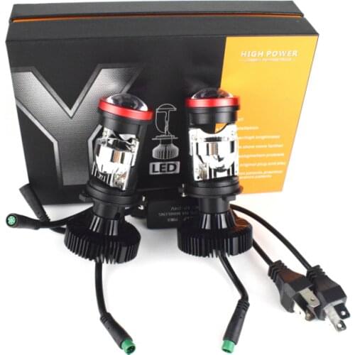 New HIGH POWER Y7 Y7S 30000LM Mini H4 Projector Led Lens 6000K 3000K 4300K The Upgrade Version Car Headlight of Y6 Y6S
