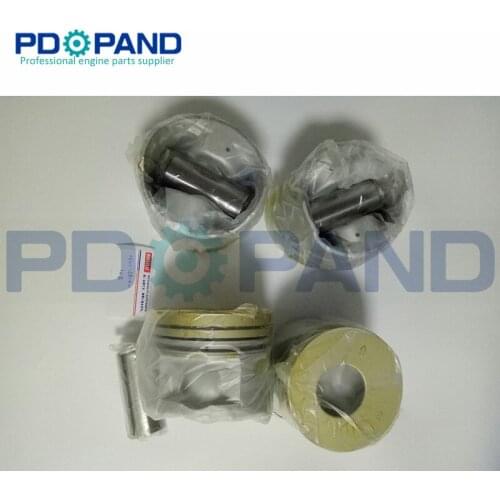 Whole Set of Standard Size Pistons 13101-58040 For Toyota DYNA 200 Platform/Chassis 3.7 D 14B 14BT With Pin and Clips