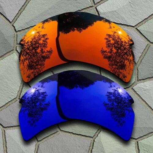 Red Orange&Violet Blue Sunglasses Polarized Replacement Lenses for Oakley Flak 2.0 XL