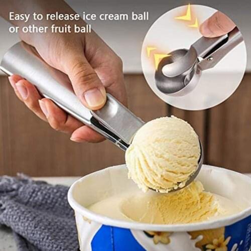 Steel Ice Cream Spoon Household Labor-saving Ice Cream Ball Ice Kitchen Ball Home Cake Tools Maker Digging Tool P4Z6
