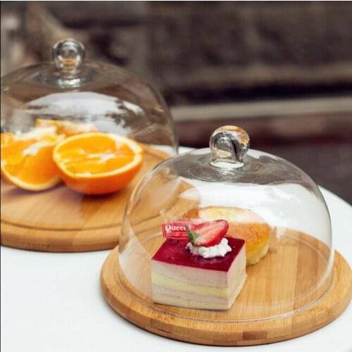 Glass cooking tools Home Quality of Life Preservation cover Glass cake dessert hood home decoration