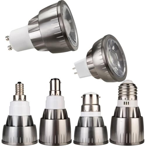 7W 9W 12W Dimmable E27 GU10 COB LED Spotlights Bulbs E12 E14 B22 B15 GU5.3 110V 220V 230V 240V Spot Lights Bright Home Lamps