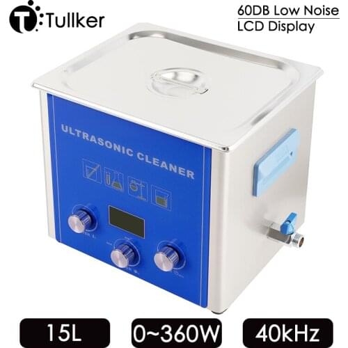 15L Ultrasonic Cleaner 40KHZ Gun Circuit Board Ultrason Washer Clinic Dental Tools Metal Parts PCB DPF Ultrasound Cleaning Bath