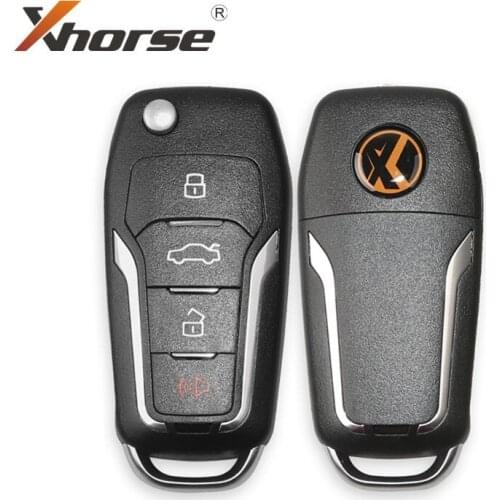 Xhorse VVDI2 XNFO01EN Wireless For Ford Universal Remote Key 4 Buttons 1Piece