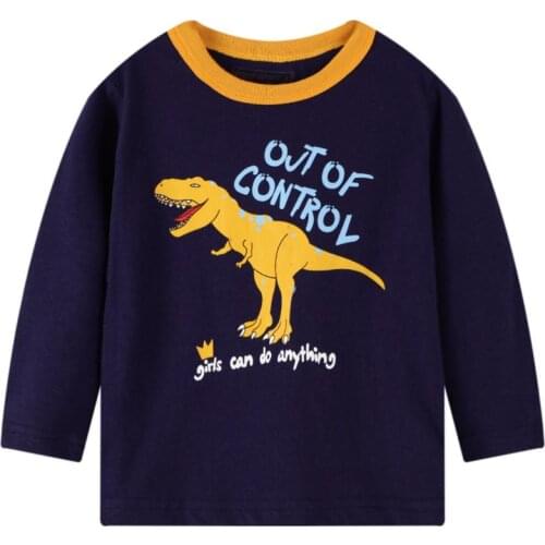 Spring childrens clothing trendy childrens bottoming shirt, pure cotton foreign style baby top clothes, middle and child boys