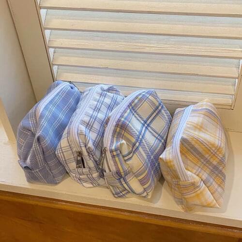 Women Lattice Cosmetic Bag Large Solid Black Makeup Bag Travel Beauty Case Storage Organizer Clutch Toiletry Kit