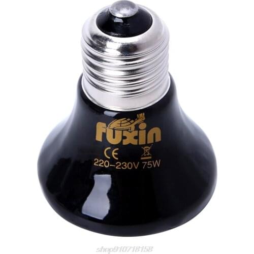 25/50/75/100W Pet Reptile Breeding Ceramic Emitter Heated Heater Light Lamp Bulb D11 20 Dropshipping