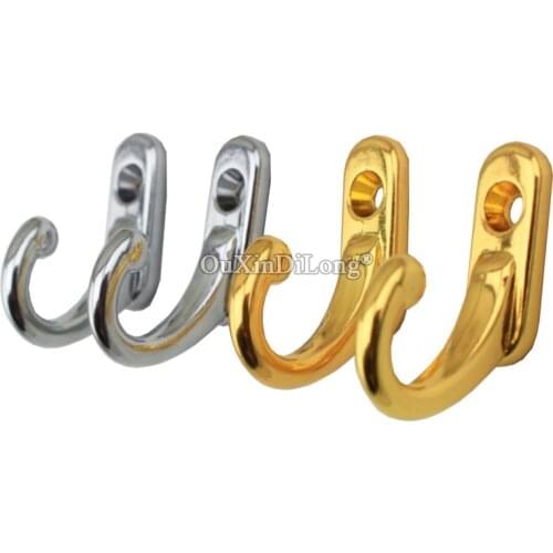 500PCS Mini Zinc Alloy Plating Hooks Single Hook Small Size Wall Hook Multi-Purpose Hook Wooden Box Hardware Accessories GF320