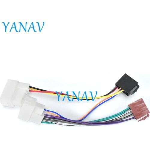 12-033 ISO RADIO ADAPTER CABLE FOR HYUNDAL iX-35,Solaris,i-25,Verna,Accent 2010+/KIA Sportage 2010+;Rio 2011+ Car Stereo Radio I
