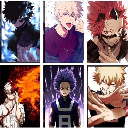 5D Diy Diamond Painting Anime My Hero Academy Diamond Embroidery Cross Stitch Kits Mosaic Home Decor