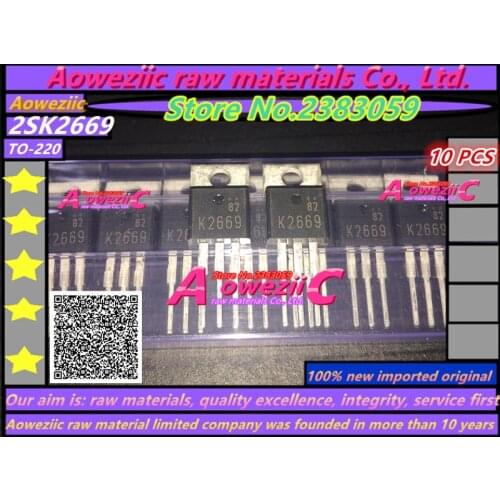 Aoweziic 100% new imported original 2SK2669 TO-220 HVX-2 Series Power MOSFET 900V 5A