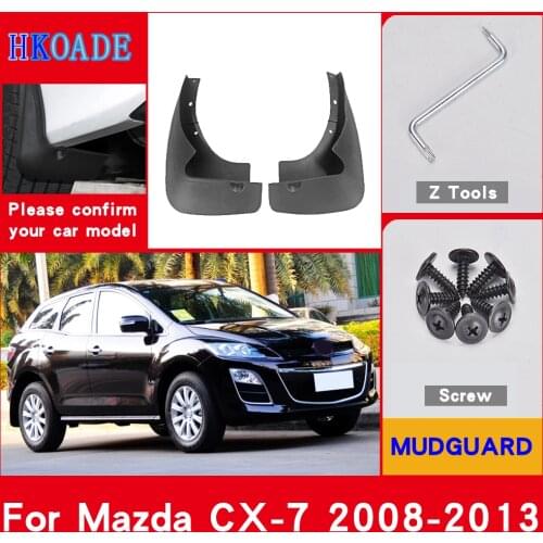 Car Fender Mud Flaps For Mazda CX7 CX-7 ER 2008-2013 Mudguards Splash Guards Fender Mudflaps Car Fender Accessories Car Fender