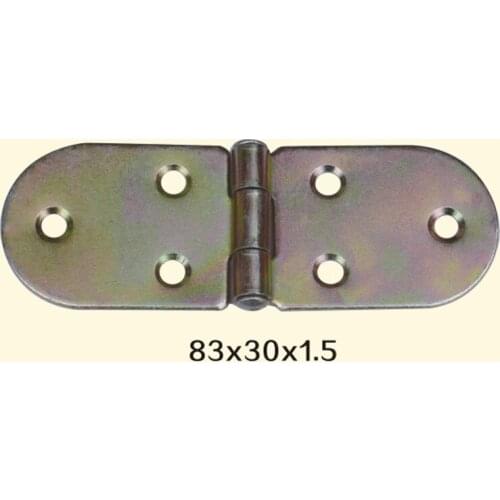 Freeshipping 83*30*1.5mm Iron Metal Hinge Sewing Machine Folding Table Furniture Flip Tray Hinges Big Door Hinges