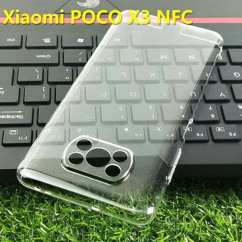 For Xiaomi POCO X3 NFC Clear Phone Case Back Cover Hard PC Case Protective Shell