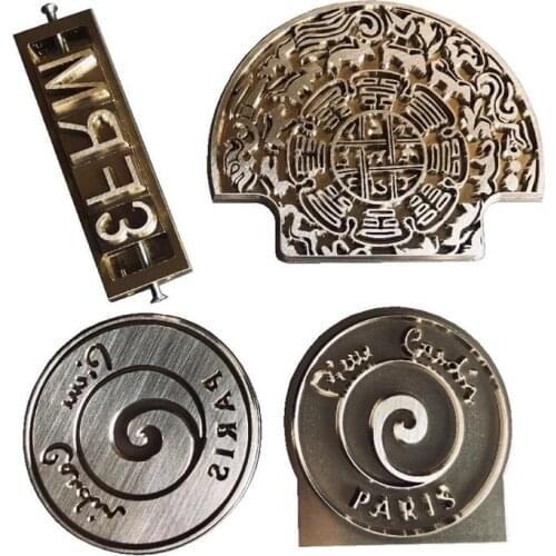 Custom Leather Copper Mold Hot Stamping Leather Mold Stamping Die Type Embossing Die Mould Carving Customized Logo