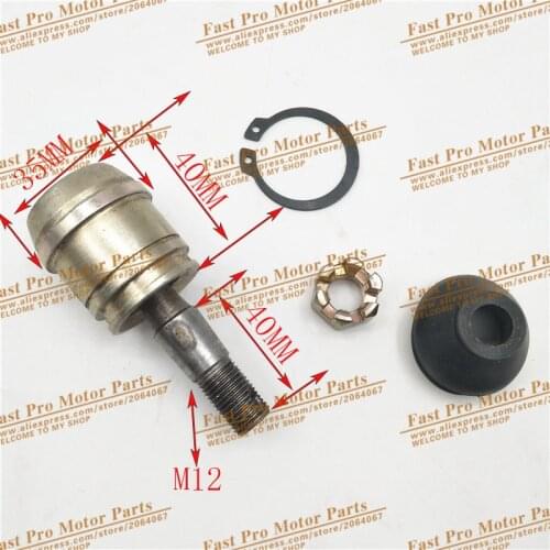 M12 12MM Tie Rod End Kits Ball Joint Fit Rocker arm ball head for 50cc 90cc 110cc 125cc 250cc ATV Quad Buggy Go Kart