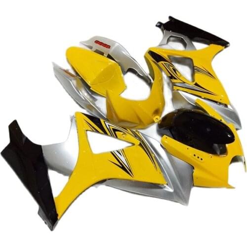 Aftermarket Fairing kit for SUZUKI GSXR 1000 2007 2008 Yellow Black Silver Fairings GSXR1000 07 08 DL991