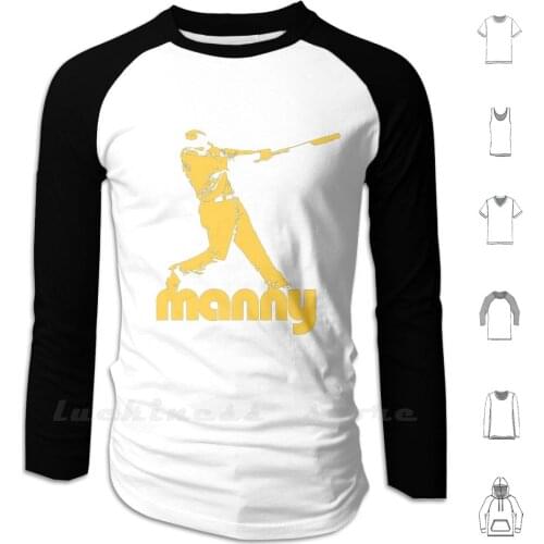 Manny-San Diego-Yellow Stencil Hoodies Long Sleeve Manny Machado Friars Sd Short Stop Shortstop