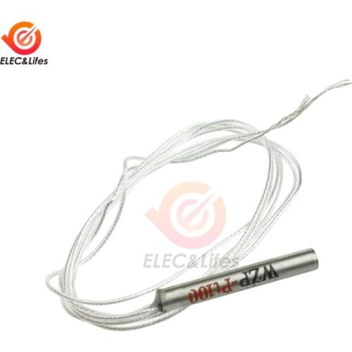 PT100 Platinum Resister Temperature Sensor Detector 50CM Waterproof Temperature Probe -20~450 Celsius