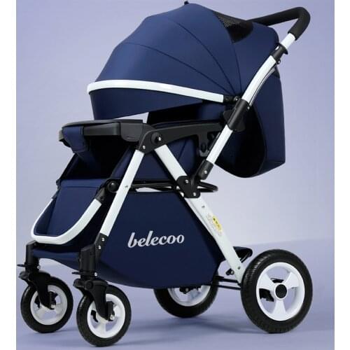 Portable Baby Stroller Folding Travel Pram Can Sit Recline Baby Carriage Anti-vibration Newborn Infant Stroller for 0~3Y