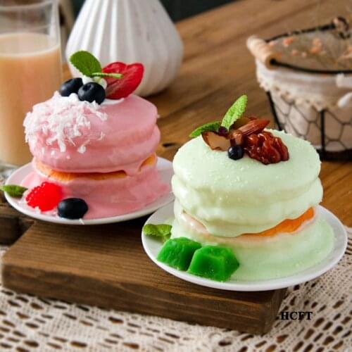 Photography props hotel restaurant pastry baking dessert house cake shop store decor fake simulation nuts fruit cake model