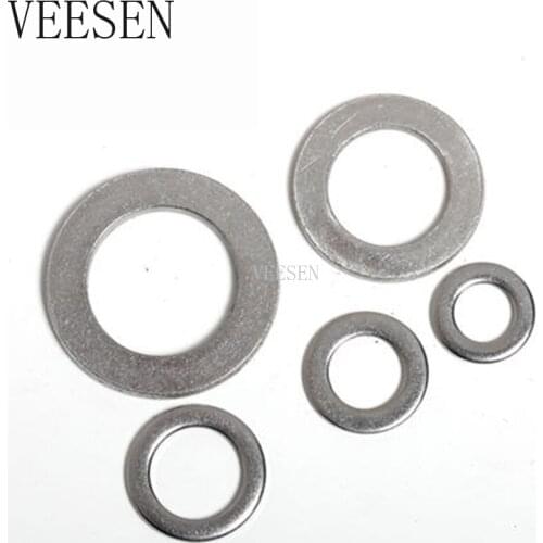 250pcs to 650pcs Stainless Steel Flat Washers Assortment Kit For Screw M2 M2.5 M3 M4 M5 M6 M8 M10