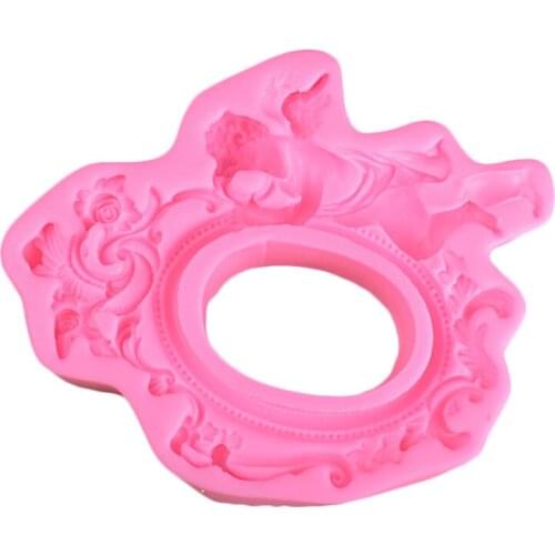 DIY angel Liquid silicone mold Fondant baking tool cake mould cake decorating tools Valentines Easter
