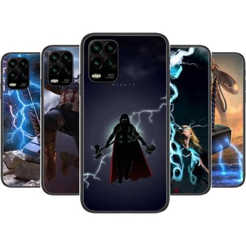 Thor cartoon Phone Case For XiaoMi Redmi Note 10 9S 8 7 6 5 A Pro T Y1 Anime Black Cover Silicone Back Pre
