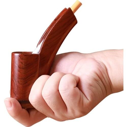 High quality wooden cigarette smoking set Portable ashtray pipe Collect soot
